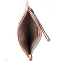 Michael Kors Orange Leather Clutch Bag