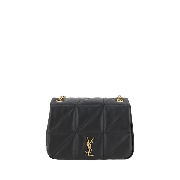 Saint Laurent Black Lamb Ovis Aries Aries Shoulder Bag