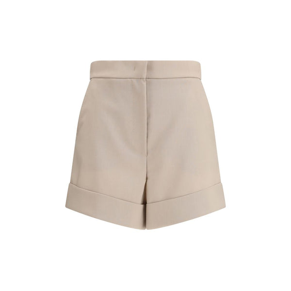 Max Mara Bicolor Wool Bermuda Shorts