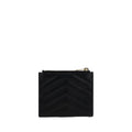 Saint Laurent Black Calf Leather Bos Taurus Wallet