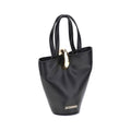 Jacquemus Black Calf Leather Bos Taurus Backet Bag