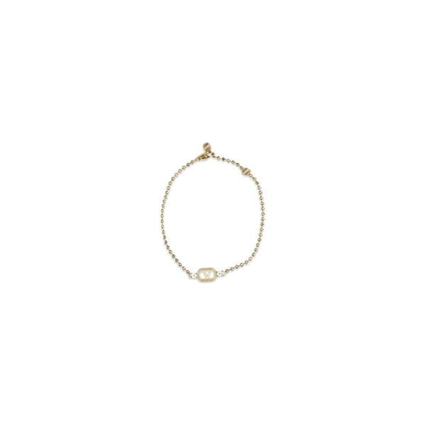 Valentino Garavani Gold Brass Bracelet
