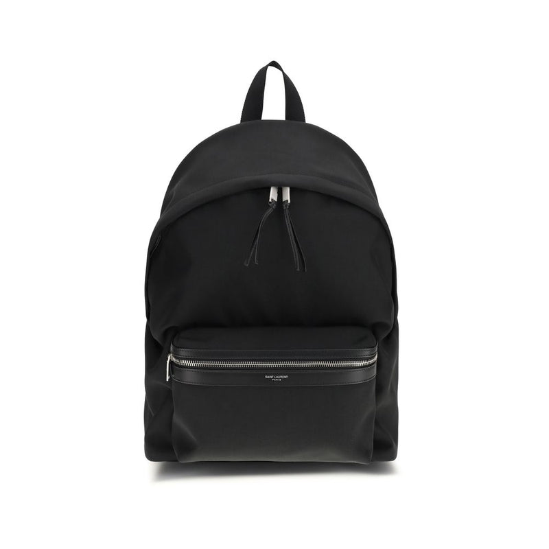 Saint Laurent Black Nylon Backpack