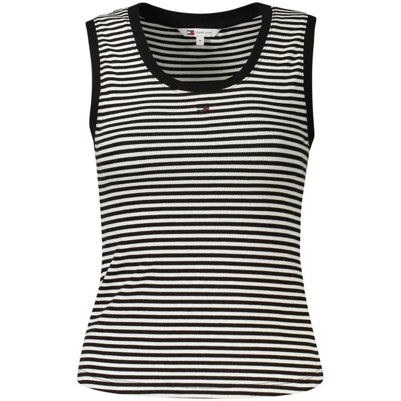 Tommy Hilfiger Black Cotton Women's Tank Top