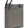 Balmain Black Cotton Shoulder Bag