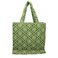 Tory Burch Green Cotton-Like Shoulder Bag