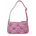 MCM Pink Fabric Crossbody Bag