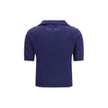 Gucci Blue Silk Dress Shirt