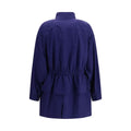 Fendi Blue Cotton Parka