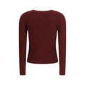 Max Mara Bordeaux Viscose Cardigan