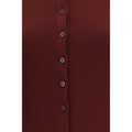 Max Mara Bordeaux Viscose Cardigan