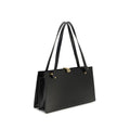 Versace Black Calf Leather Bos Taurus Shoulder Bag