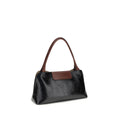 Versace Black Calf Leather Bos Taurus Shoulder Bag