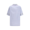 Dolce & Gabbana Blue Cotton Shortsleeve Shirt