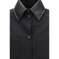 Max Mara Black Polyester Pattern Shirt