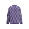 Gucci Purple Cotton Cardigan