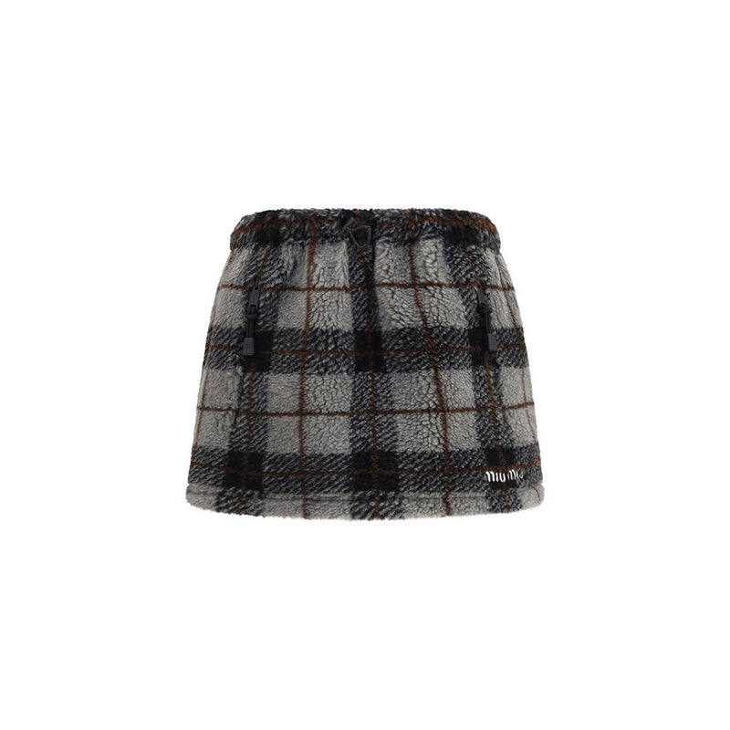 Miu Miu Multicolor Nylon Mini Skirt