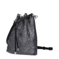 Jimmy Choo Black Satin Crossbody Bag