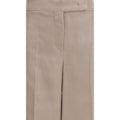 Max Mara Beige Silk Casual Pants