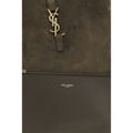 Saint Laurent Bicolor Calf Leather Bos Taurus Shoulder Bag