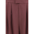 Saint Laurent Purple Silk Dress Pants