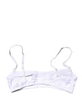 Dolce & Gabbana White Semi-Pad Underwire Balconette Bra Underwear