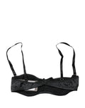 Dolce & Gabbana Black Semi-Pad Underwire Balconette Bra Underwear