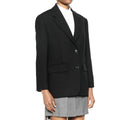 Prada Black Virgin Wool Blazer