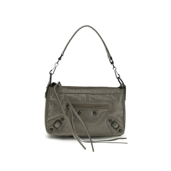 Balenciaga Bicolor Lamb Ovis Aries Aries Shoulder Bag