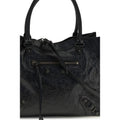 Balenciaga Black Lamb Ovis Aries Aries Shoulder Bag