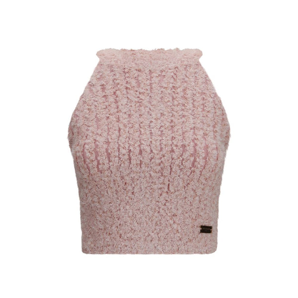 Balmain Multicolor Viscose Sleeveles T-Shirt