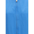 Versace Blue Silk Bomber