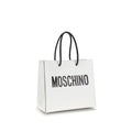 Moschino White Calf Leather Bos Taurus Handbag