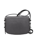 Jimmy Choo Gray Leather Shoulder Bag