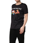 Dolce & Gabbana Black #IAMACHRISTMASTREE Print Cotton T-shirt