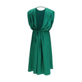 Versace Bicolor Silk Casual Dress