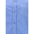 Balenciaga Blue Cotton Shirt