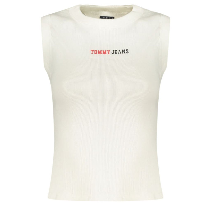 Tommy Hilfiger White Cotton Women's Tank