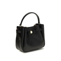 Tory Burch Black Calf Leather Bos Taurus Backet Bag