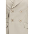 Max Mara Beige Wool Oves Aries Blazer