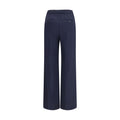 Max Mara Blue Wool Oves Aries Casual Pants