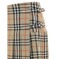 Burberry Beige Wool Oves Aries Mini Skirt