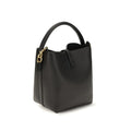Saint Laurent Black Calf Leather Bos Taurus Backet Bag