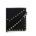 Valentino Garavani Black Calf Leather Bos Taurus Clutch Bag