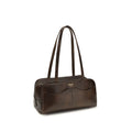 Prada Brown Calf Leather Bos Taurus Shoulder Bag