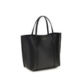 Tory Burch Black Calf Leather Bos Taurus Handbag