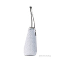 Michael Kors Jet Set Travel Girls Medium Signature Carryall Tote White MK