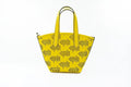 Michael Kors Kimber Small Daffodil Leather 2-In-1 Zip Tote Messenger Bag Purse