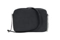 Michael Kors Jet Set Large East West Black Saffiano Leather Crossbody Handbag