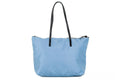 Versace Portuna Medusa Medium Cornflower Blue Nylon Leather Tote Bag Purse
